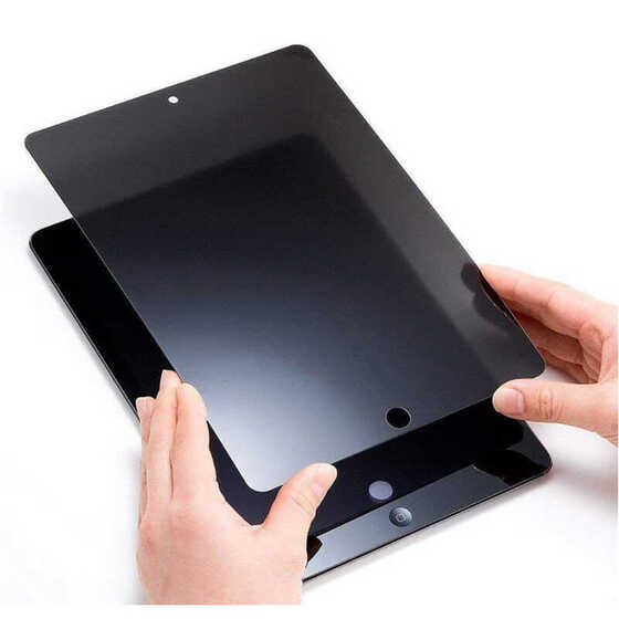 Apple iPad 10.2 2021 (9.Nesil) Privacy Hayalet Tablet Cam Ekran Koruyucu
