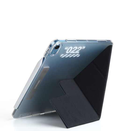 Apple iPad Air 10.9 2022 (5.Nesil) Kılıf SkinArma Kalemlikli Arkası Şeffaf Standlı Magnetik Taihi Sora Kılıf