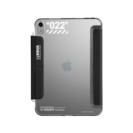 Apple iPad Air 10.9 2022 (5.Nesil) Kılıf SkinArma Kalemlikli Arkası Şeffaf Standlı Magnetik Taihi Sora Kılıf