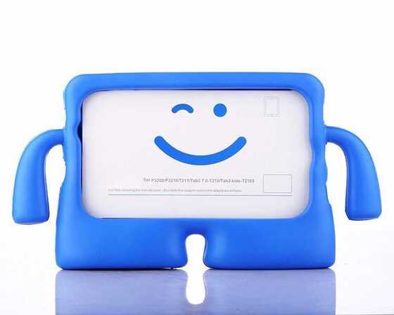 Apple iPad Pro 10.5 Figürlü Silikon Çocuk Tablet Standlı Kılıf