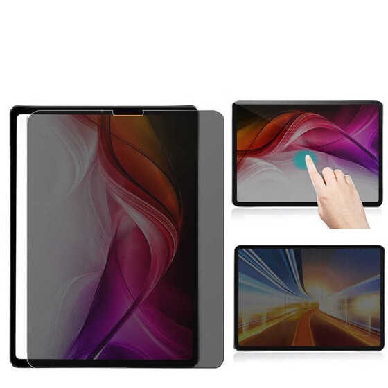 Apple iPad Pro 11 2021 (3.Nesil) Privacy Hayalet Tablet Cam Ekran Koruyucu