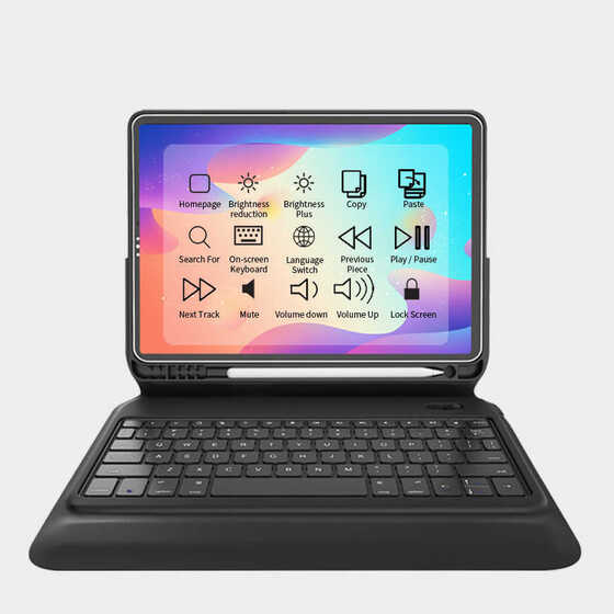 Apple iPad Pro 11 Wiwu Keyboard Folio Kablosuz Klavyeli Kılıf