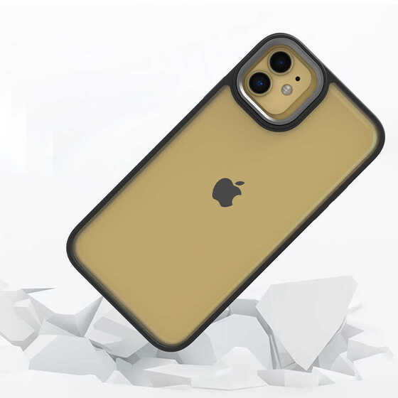 Apple iPhone 11 Kılıf Kamera Korumalı Mat Renkli Silikon