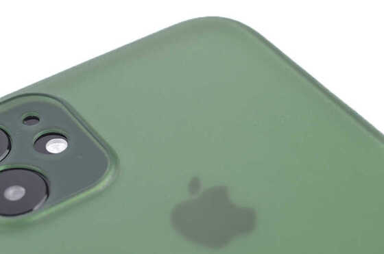 Apple iPhone 11 Kılıf Ultra Ince Mat Kamera Korumalı SilikonKılıf ​​Zore Tiny Kapak