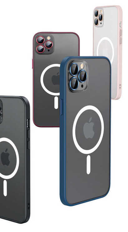 Apple iPhone 11 Pro Kılıf Mokka Wireless Kamera Lens Korumalı Mat Kapak