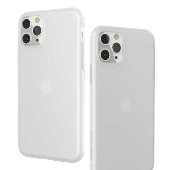 Apple iPhone 11 Pro Max Buzlu Transparan UR Frost Skin Kapak