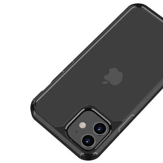 Apple iPhone 12 Kılıf Kamera Çıkıntılı Lüx Kapak