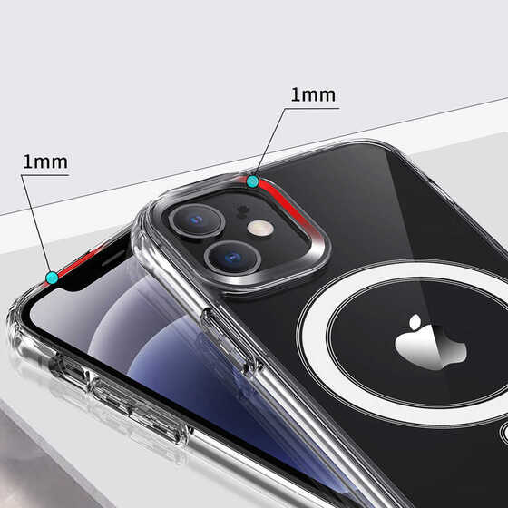 Apple iPhone 12 Kılıf Tacsafe Wireless Kablosuz Şarj Silikon