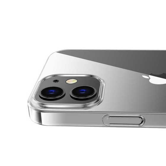 Apple iPhone 12 Kılıf Ultra İnce Sert Kamera Çıkıntılı Vonn Kapak