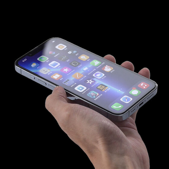 Apple iPhone 12 Kolay Uygulama Aparatlı Hadid Glass Cam Ekran Koruyucu