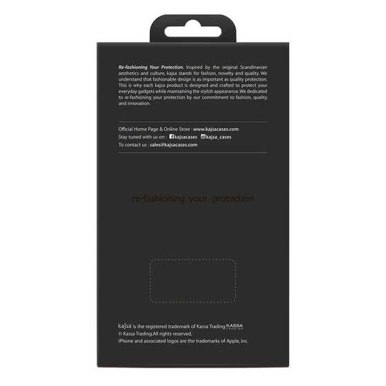 Apple iPhone 12 Pro Kılıf Kajsa Preppie Serisi Dark Kapak