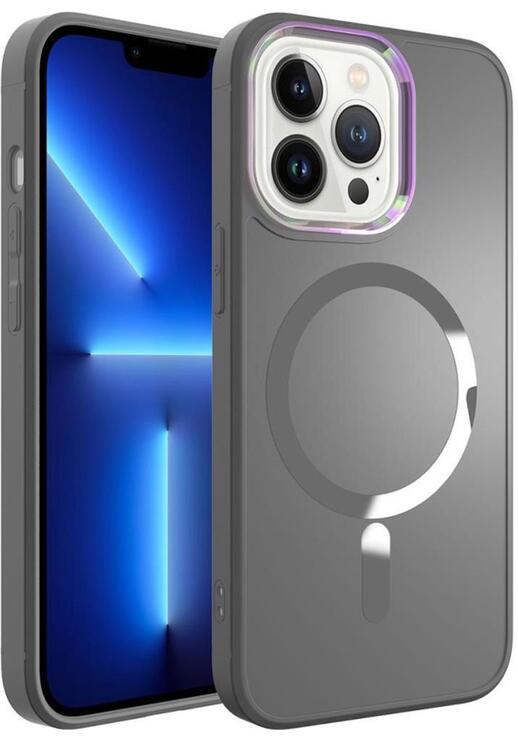 Apple iPhone 12 Pro Kılıf Magsafe Wireless Şarj Özellikli Renkli Kamera Çıkıntılı Mat Kapak