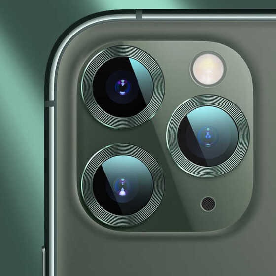 Apple iPhone 12 Pro Max CL-02 ​​​​Kamera Lens Koruyucu Lüx Cam Koruma