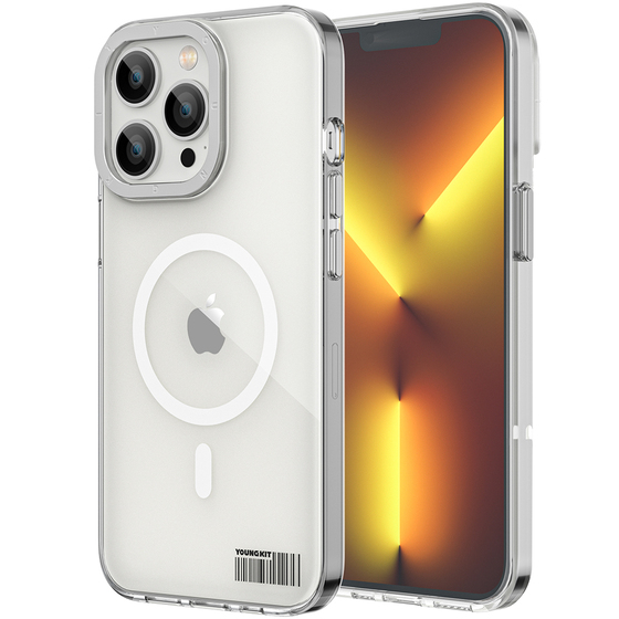 Apple iPhone 12 Pro Max Kılıf Magsafe Şarj Özellikli Youngkit Coloured Glaze Serisi Kapak