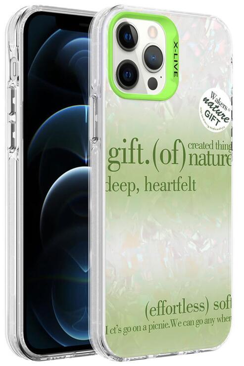 Apple iPhone 12 Pro Max Kılıf Mermer Üzeri Lüx Desenli Marbello Kapak