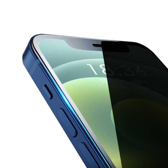 Apple iPhone 12 Pro Max Wiwu Hayalet Gizli HD Anti-Peep Ekran Koruyucu