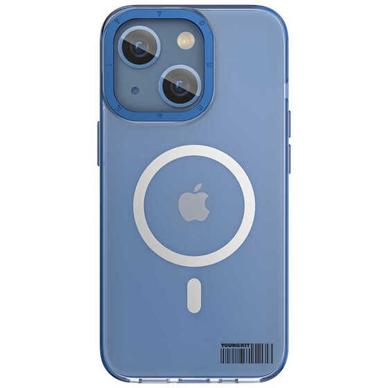 Apple iPhone 13 Kılıf Magsafe Şarj Özellikli Youngkit Coloured Glaze Serisi Kapak