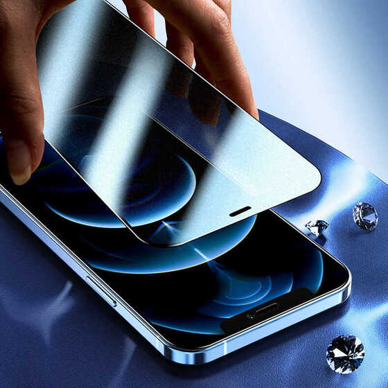 Apple iPhone 13 Mini Fit Hard Mat Privacy Hayalet Cam Ekran Koruyucu
