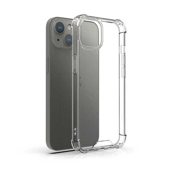 Apple iPhone 13 Mini Kılıf Köşeleri Airbagli Kamera Korumalı Silikon