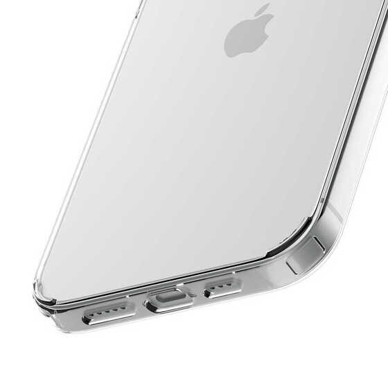 Apple iPhone 13 Mini Kılıf Şeffaf Lüx Ultra Koruma Silikon