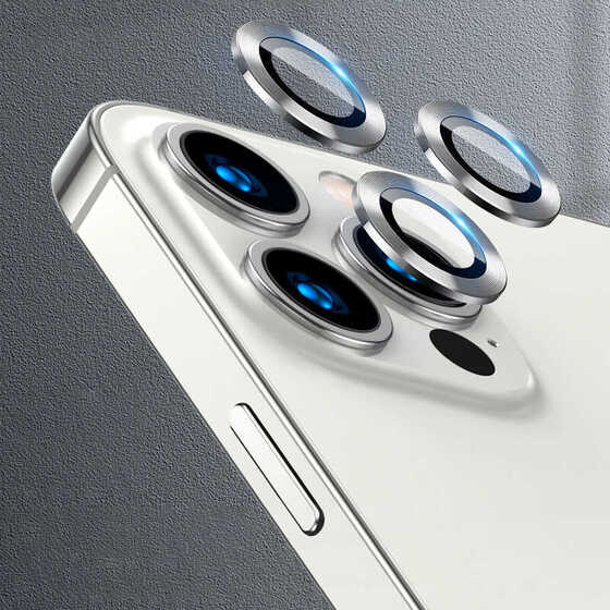 Apple iPhone 13 Pro CL-02 ​​​​Kamera Lens Koruyucu Lüx Cam Koruma