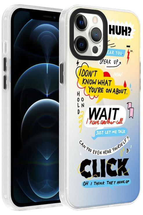 Apple iPhone 13 Pro Kılıf Desenli Kamera Çerçeveli Sert Dragon Kapak