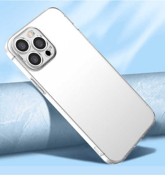 Apple iPhone 13 Pro Kılıf Kamera Korumalı Süper Silikon Kapak