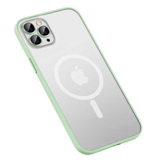 Apple iPhone 13 Pro Kılıf Mokka Wireless Kamera Lens Korumalı Mat Kapak