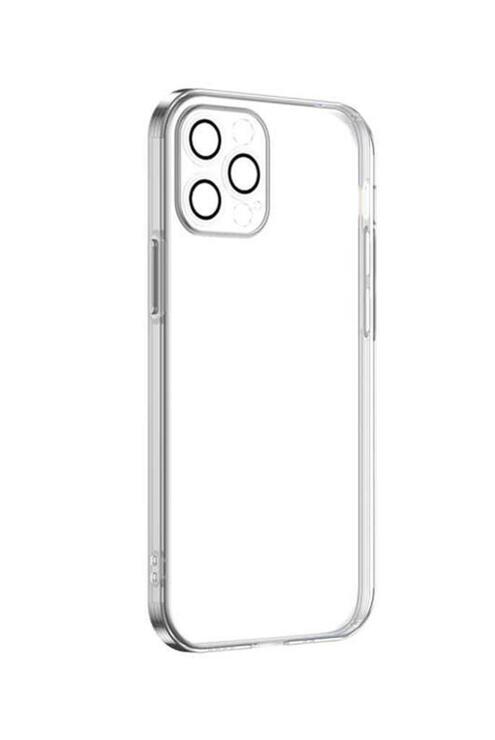 Apple iPhone 13 Pro Kılıf Şeffaf Elektroplatin Kamera Korumalı Silikon