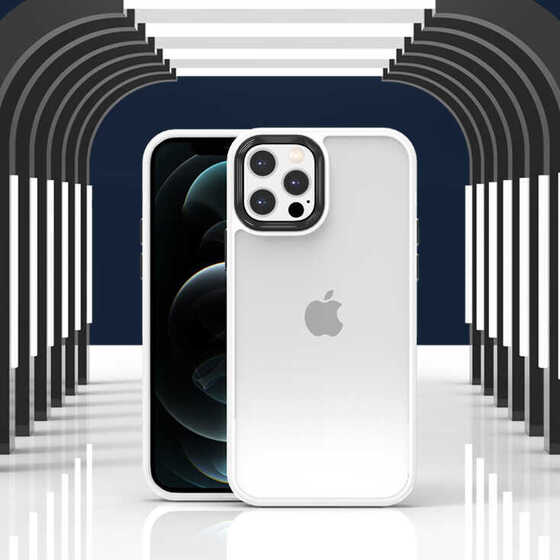 Apple iPhone 13 Pro Kılıf Yükseltilmiş Kenar Korumalı Airbag Silikon