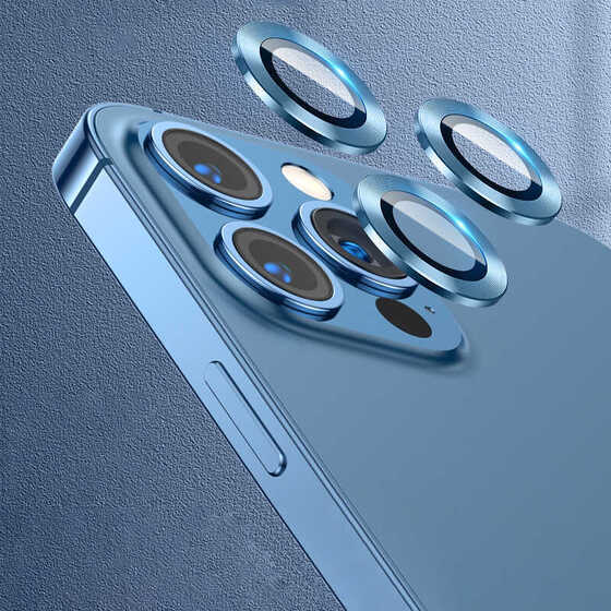 Apple iPhone 13 Pro Max ​​​​Kamera Lens Koruyucu Lüx Cam Koruma