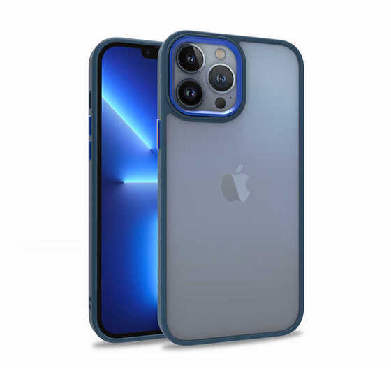 Apple iPhone 13 Pro Max Kılıf Kamera Korumalı Mat Renkli Silikon