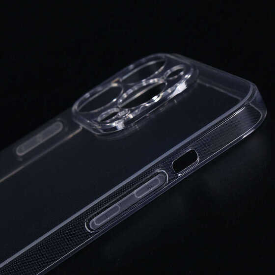Apple iPhone 13 Pro Max Kılıf Lüks Kamera Korumalı Silikon