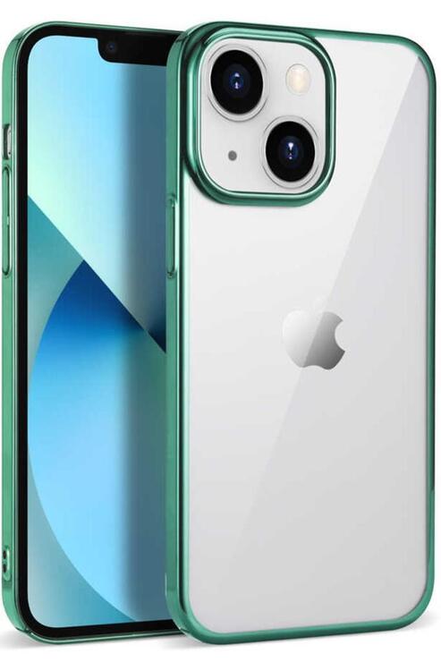 Apple iPhone 14 Plus Kılıf Kenarları Renkli Lüx Pixel Kapak