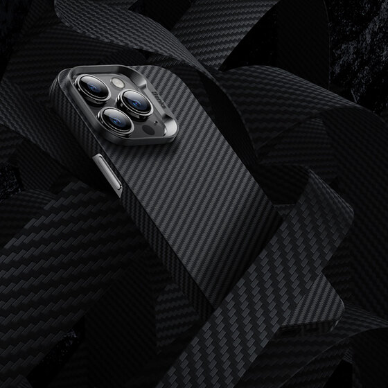 Apple iPhone 14 Pro Kılıf Karbon Fiber Benks 600D Essential Kevlar Kapak