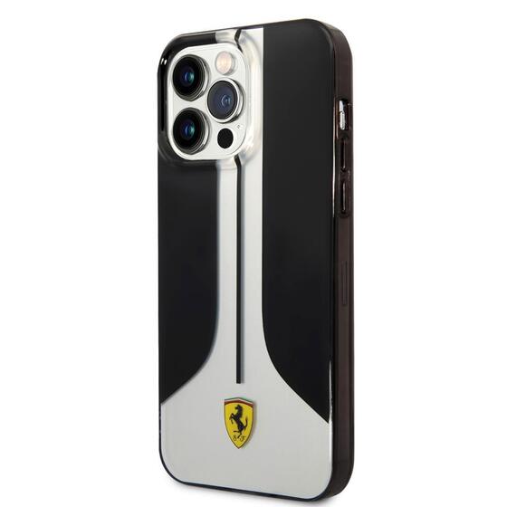 Apple iPhone 14 Pro Max Kılıf Ferrari 296 Çizgili Dizayn Kapak
