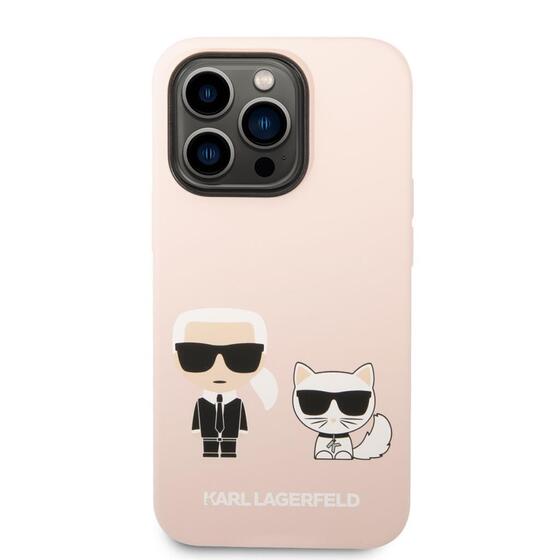 Apple iPhone 14 Pro Max Kılıf Karl Lagerfeld Magsafe Şarj Özellikli Silikon K&C Dizayn Kapak