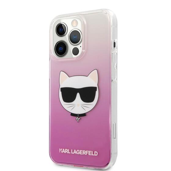 Apple iPhone 14 Pro Max Kılıf Karl Lagerfeld Sert TPU Choupette Dizayn Kapak