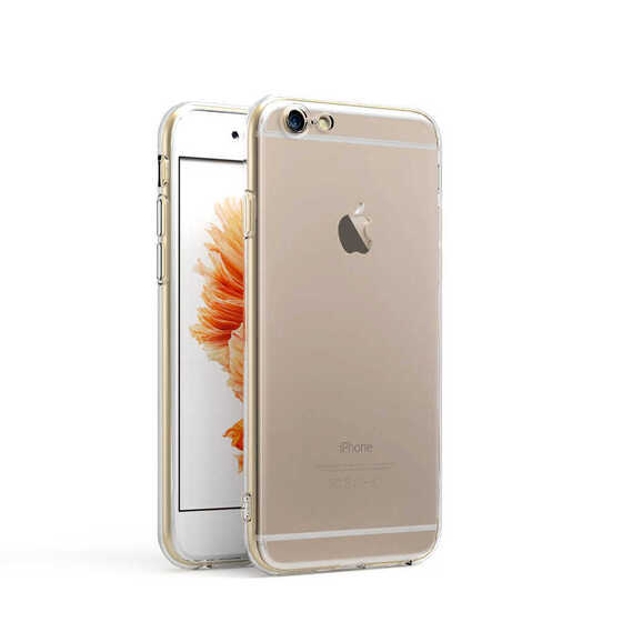 Apple iPhone 6 Kılıf Kamera Korumalı Süper Silikon Kapak