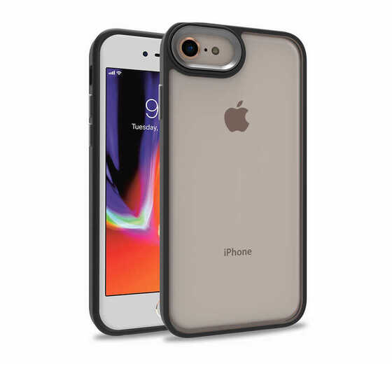 Apple iPhone 7 Kılıf Kamera Korumalı Mat Renkli Silikon
