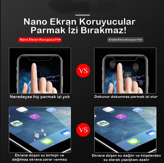 Apple iphone 8 Plus Nano Cam Ekran Koruyucu