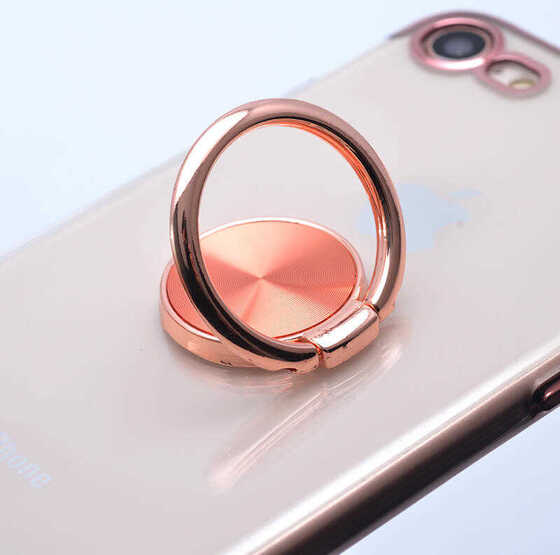 Apple iPhone SE 2022 Kılıf Kenarları Renkli Yüzüklü Manyetik Silikon