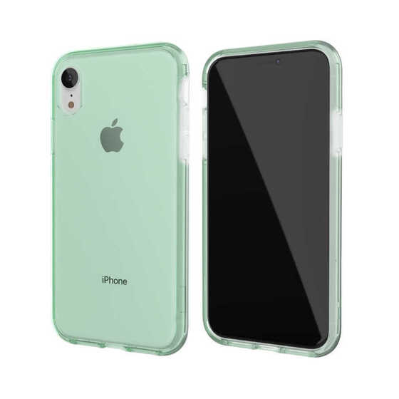 Apple iPhone XR 6.1 Transparan UR Renki Transparan Ice Cube Kapak