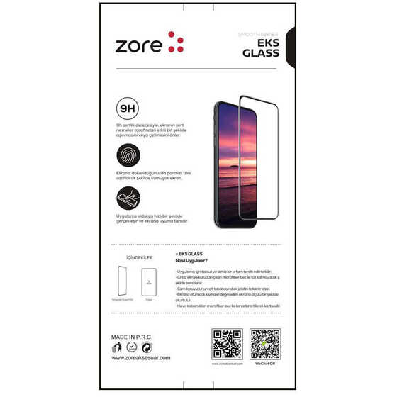 Apple iPhone XS Max Zore EKS Ekranı Full Kaplayan Ekran Koruyucu