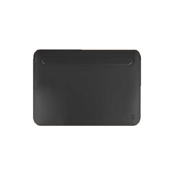 Apple MacBook 13.3 Pro 2022 M2 Uyumlu Çanta & Stand & Kılıf PU Deri Mıknatıslı Kapak Wiwu Skin Pro