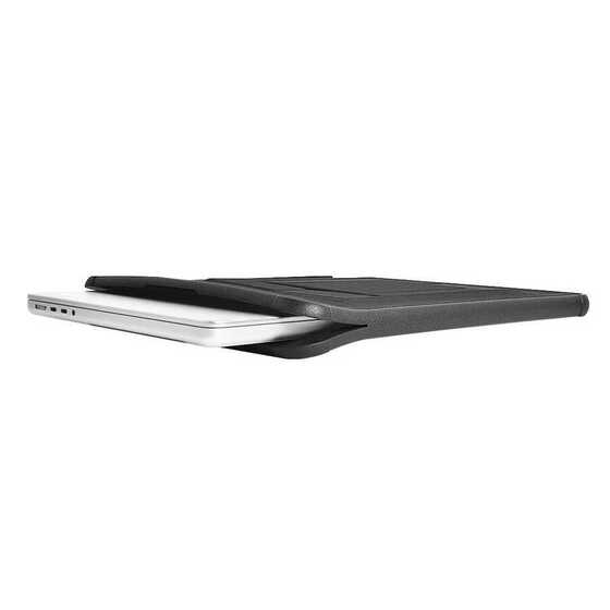 Apple Macbook 14.2 2021 Wiwu Defender Stand Case Taşınabilir Standlı Magnetik PU Laptop Çantası