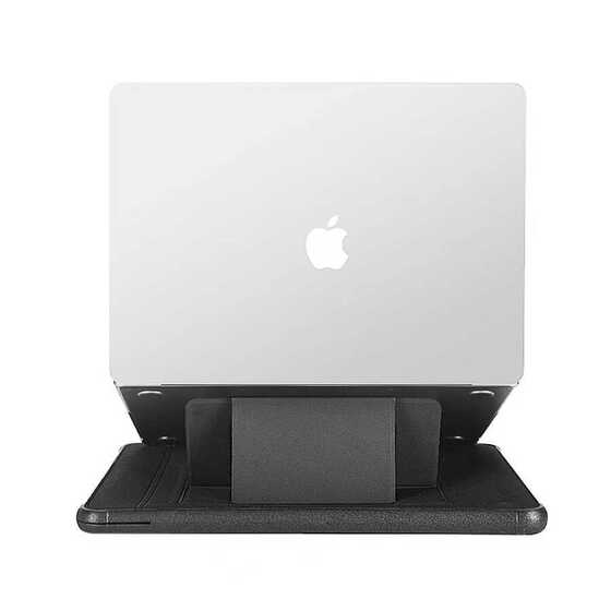 Apple Macbook 16.2 2021 Wiwu Defender Stand Case Taşınabilir Standlı Magnetik PU Laptop Çantası