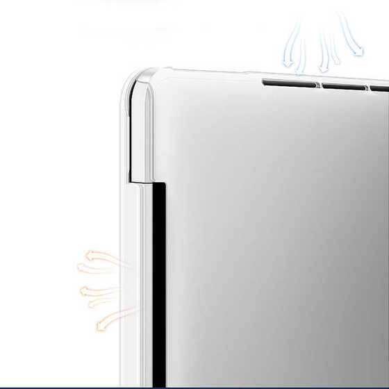 Apple Macbook Pro 14.2 2023 A2779 Wiwu Ultra İnce Sararmayan Şeffaf MacBook Crystal iShield Kapak