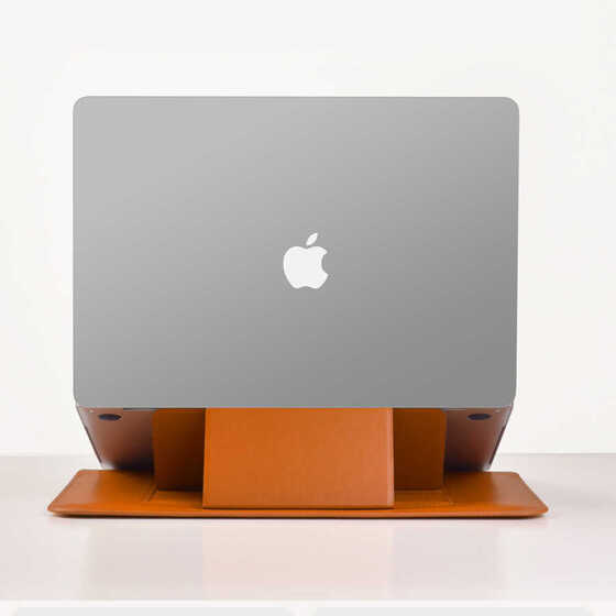Apple Macbook Pro 16.2 2023 A2780 Wiwu Macbook Skin Pro Portable Stand Kılıf