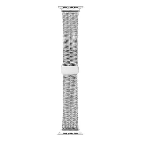 Apple Watch 38mm Uyumlu KRD-85 Metal Otomatik Mekanizmalı Klips Kordon